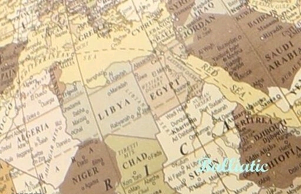 Balliatic Educational World 5 inch Globe with Wooden Stand - Cream